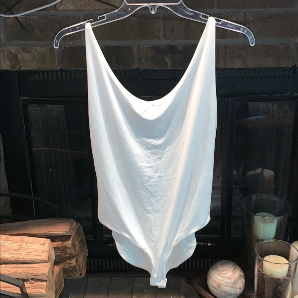 White Bodysuit W/ Low Back